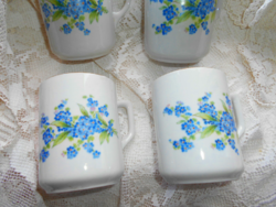 4 antique Nemelejcses Zsolnay mugs, the price applies to 4 pcs. 2200/pc