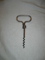 Antique iron corkscrew