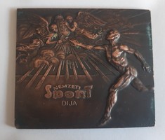 Old bronze plaque