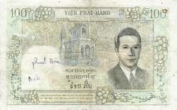 100 piastres piastres piastres 1954 French Indochina very rare!