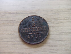 1/2 Krajcár 1851 Austria