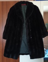 Vintage universal clothing company Keszthely. Faux fur coat. At least 50 years old.