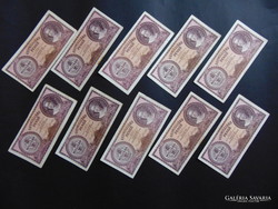 10 darab egymilliárd pengő bankjegy 1946 LOT !