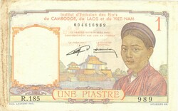 1 Piastre piastre 1953 French Indochina
