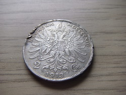 2 Crown silver medal 1913 Austria