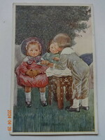 Old Antique Graphic Greeting Card Susan Beatrice Pearce Drawing (1920)