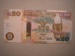 Zambia - 20 Kwacha 2012 UNC