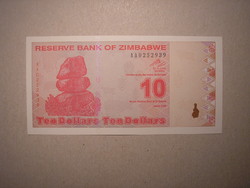 Zimbabwe - 10 dollars 2009 oz