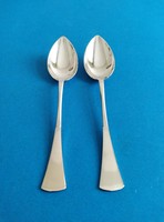Silver 2 teaspoons English style