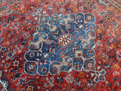 Kifogástalan, régi, álom szép, iráni Shiraz szőnyeg