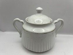 Porcelain sugar box, size 13 x 16 cm. 4967