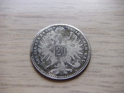 20 Krajcár 1869 silver medal Austria