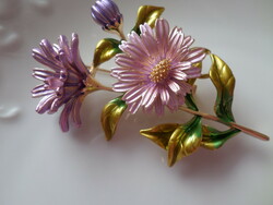 Daisy flower bouquet bijou brooch