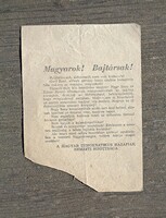 1956-os szorólap, Magyarok! Bajtársak! - A MAGYAR DEMOKRATIKUS HAZAFIAK NEMZETI BIZOTTSÁGA