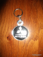 For collectors! Mitsubishi old metal key ring from the capital of Australia unused