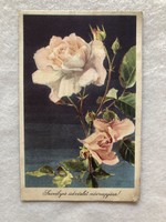 Old floral postcard