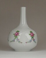 L124 wallendorf porcelain rose fiber vase