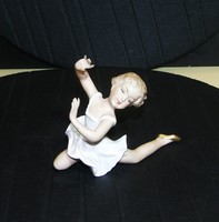 Little ballerina - rare wallendorf porcelain figure