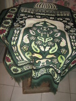 Wonderful vintage mokett wall protector / rug