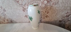 23 cm! Green Appony vase from Herend