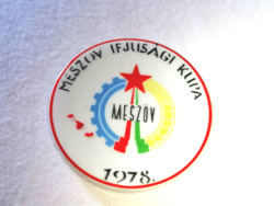 1978-as MESZÖV Ifjúsági Kupa Hollóházi plakett   1.