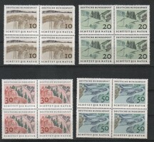 Összefüggések 0196  (Bundes) Mi 591-594       9,60 Euró postatiszta