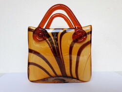 Beautiful Murano glass bag vase