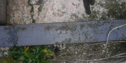 Iron i-beam base for painted bridge for machine builders 262 cm heavy heavy for sale