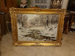 László Neogrády's wonderful winter painting!