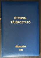 Malév - route information 1985 - istván oláh