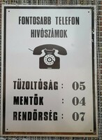 Retro old telephone board