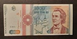 Románia - 1000 lei 1991
