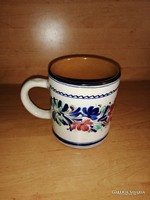 Marked ceramic mug from Hódmezővásárhely, balinth - height 9.5 cm (12/d)