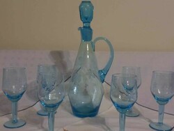 Glass wine set for sale