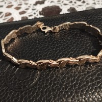 14 Carat gold bracelet 6.14 gr. 18 cm long, beautiful, new!