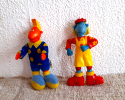 Régi McDonalds Tweenies, Jake plüss és Bella műanyag figura