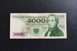 Lengyelország 5000 Zlotych / Zloty 1982, VF