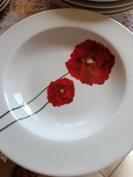 Set of 4 poppies marked Vabene