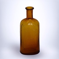 Brown medicine bottle