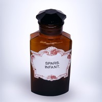 Brown apothecary bottle