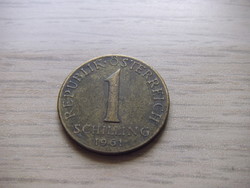 1   Schilling     1961     Auszria