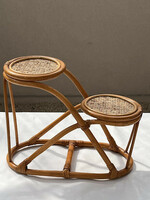 Rattan flower stand