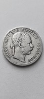 1 Florin silver 1877 Hungary ( House of Habsburg )