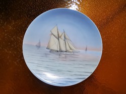 Sailing Danish dinner plate,