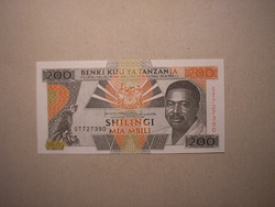 Tanzánia - 200 Shilingi 1993 UNC