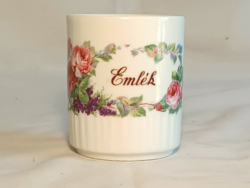 Zsolnay rosy memorial mug