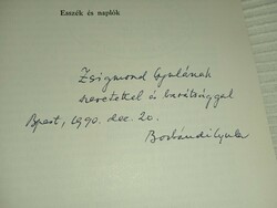 Borbándi Gyula Ötszáz mérföld (Esszék és naplók) 1989 - DEDIKÁLT -  /dedikált példány!/