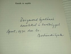 Gyula Borbándi five hundred miles (essays and diaries) 1989 - autographed - /autographed copy!/