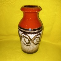 Old, marked and numbered German ceramic vase. Table vase.