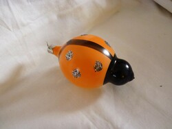 Old glass Christmas tree decoration - ladybug!